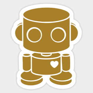 O'BOT: Love is Golden Sticker